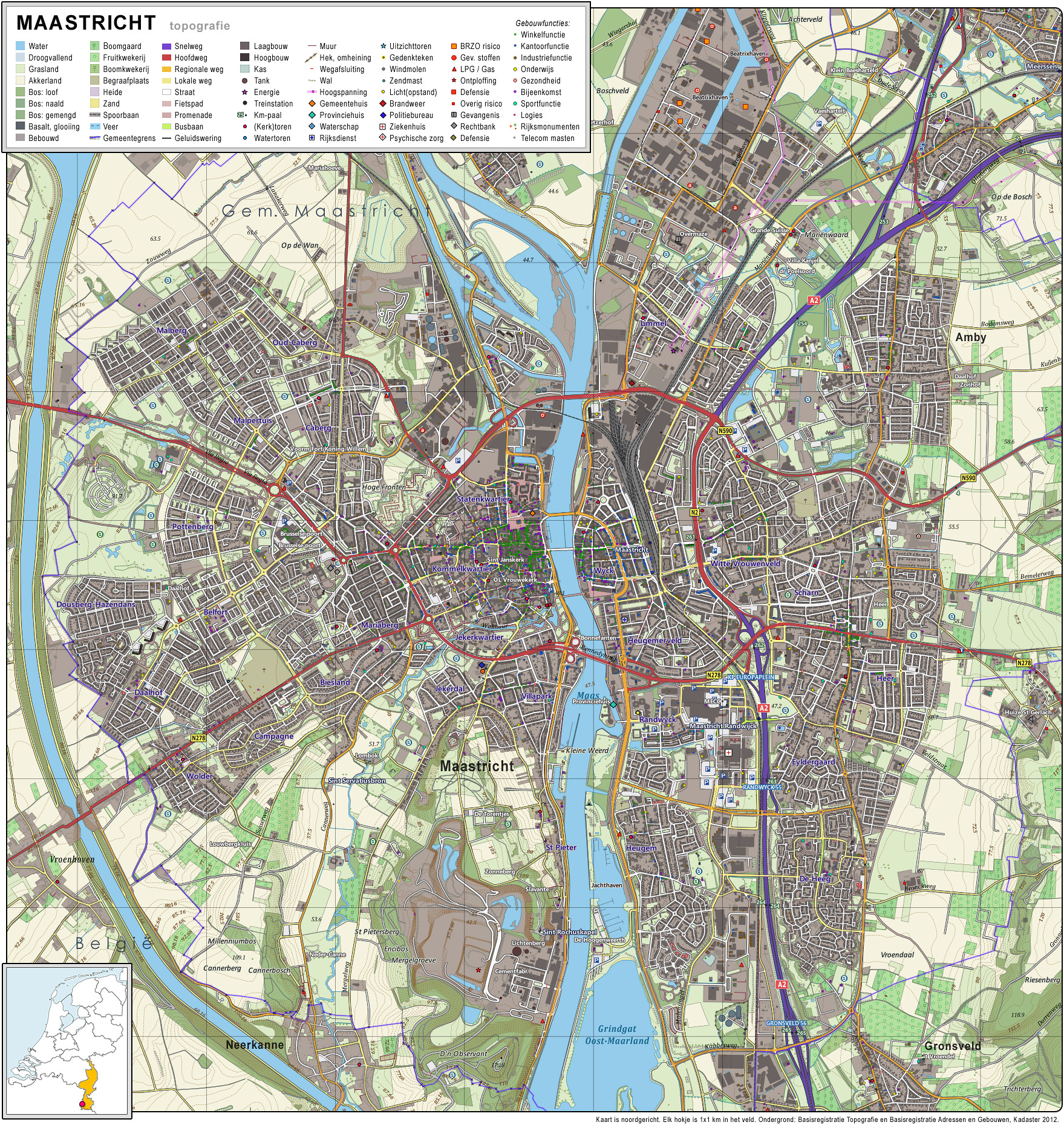 Postcode Maastricht - Het Postcode en Adresboek van Nederland